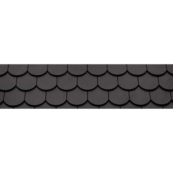 Керамическая черепица Braas Опал Ангоб антрацит